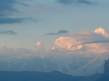 Lever sur le Mont Blanc