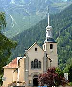 L'église de Chamonix
