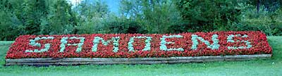 Panneau floral de Samoens