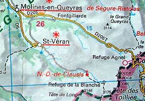 Accs route  Saint Vran