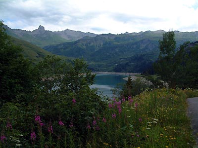 Pierra Menta et lac de Roselend -  Patrice Roatta - Juillet 2005