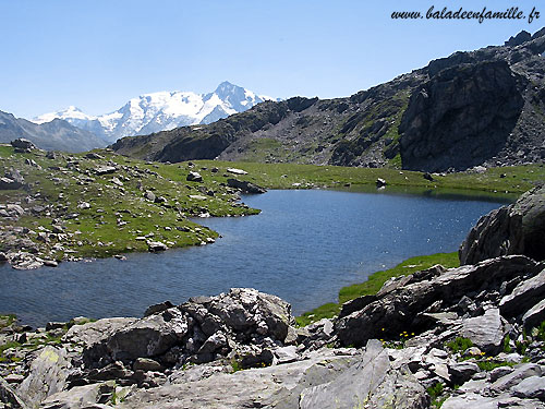 Le lac Verdet et le Mont Pourri