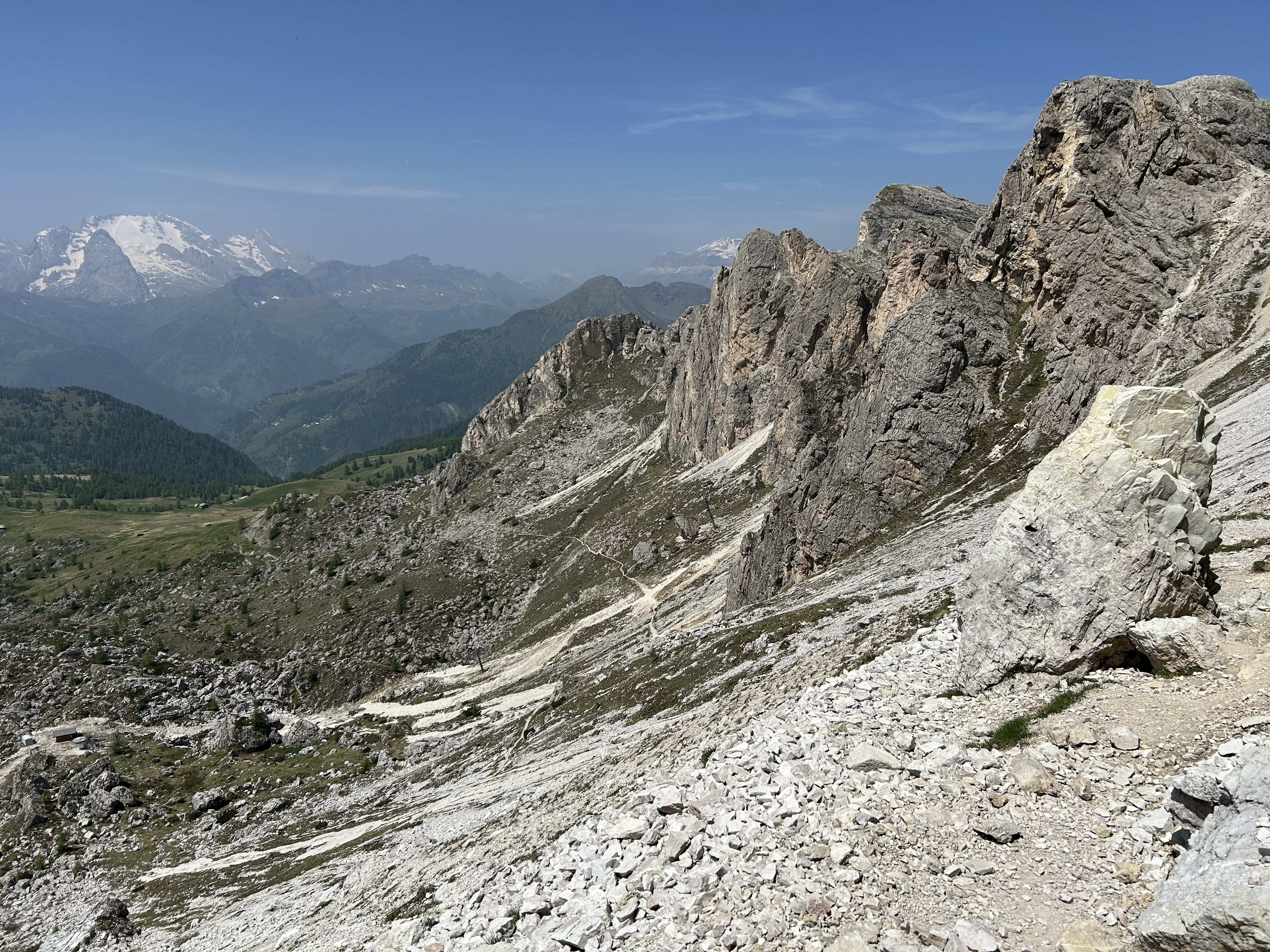 Panorama depuis le refuge Averau