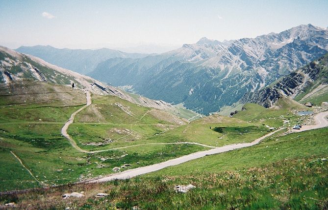 Les alpes italiennes depuis le col d'Agnel