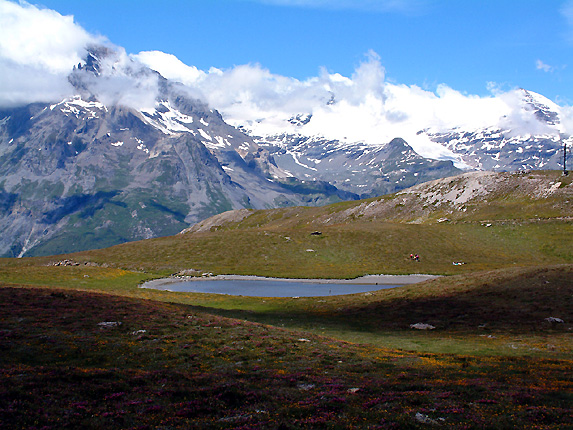 Lac Solires et les glaciers de la Vanoise