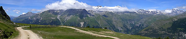 Panorama sur les glaciers de la Vanoise