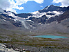 Le glacier des Evettes et le lac