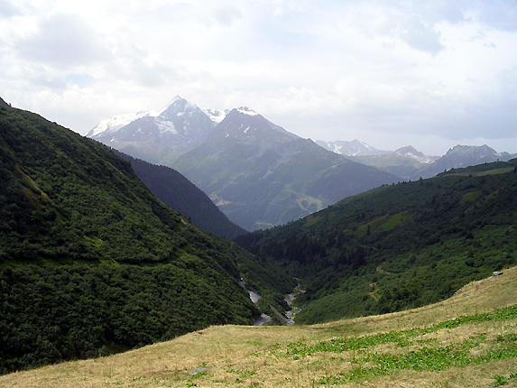 Torrent des Moulins et Mont Pourri