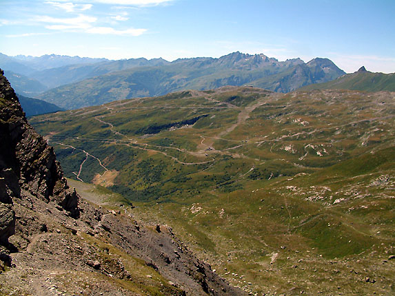 L'autre versant depuis le passage de Louie Blanche