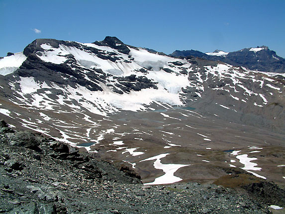 Le glacier des roches, vers le sud