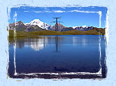 Le lac Longet et Mont Blanc