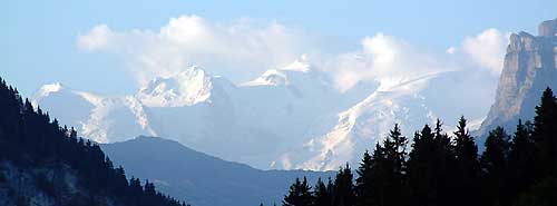 Lever de soleil sur le Mont Blanc